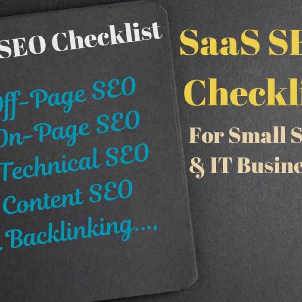 SEO Checklist for SaaS and IT Businesses