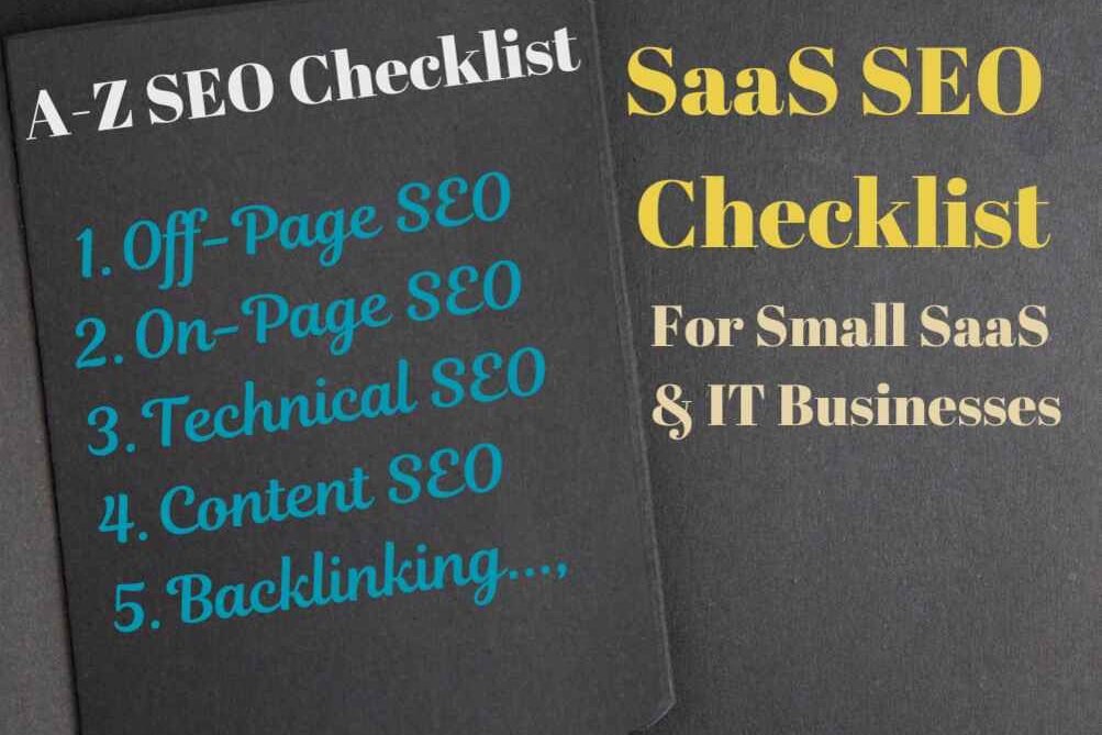 SEO Checklist for SaaS and IT Businesses