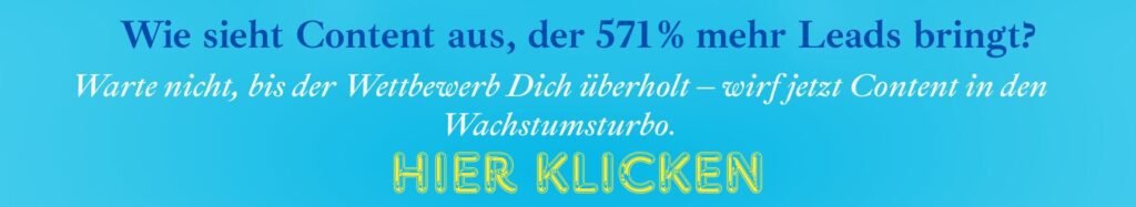 Setz auf die SaaS Content Marketing Agentur, der andere Agenturen vertrauen.