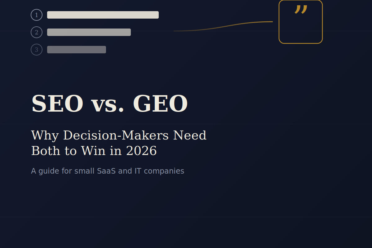 SEO ranking becoming a GEO citation.